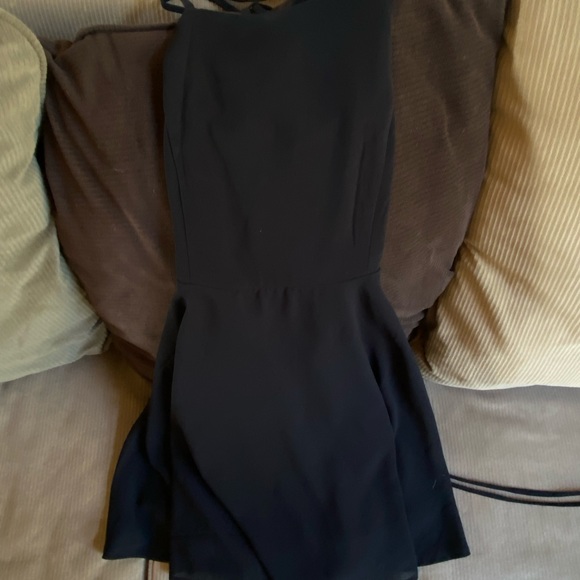 Black scrappy party/cocktail dress - Picture 4 of 6